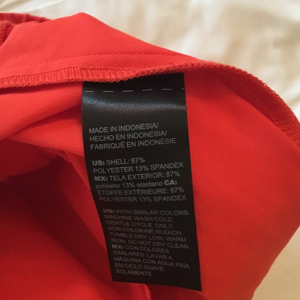 Chico's Bright Red Athletic Drawstring Shorts NWT - image 7